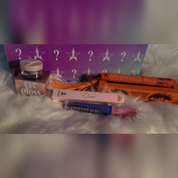 Jeffree Star Eye Gloss, Mascara/Blood Orange & Supreme Lipgloss. Brand New 💎 - Picture 2 of 5